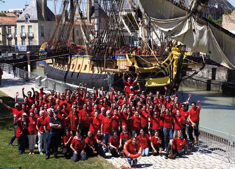 The crew of the Hermione