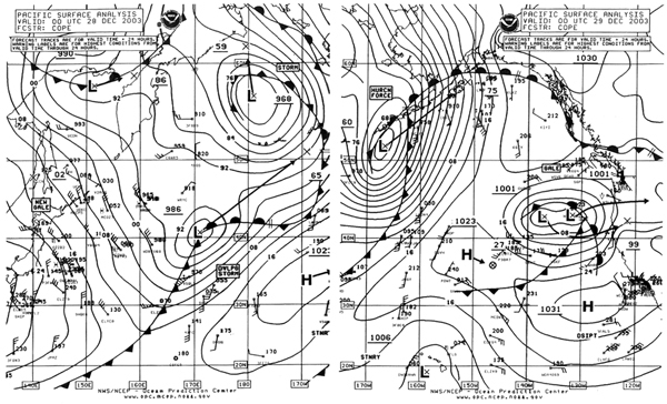Figure 12 - OPC North Pacific
Surface Analysis chart - click to enlarge