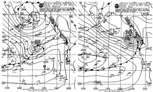 Figure 5 - OPC North Pacific Surface
Analysis chart - click to enlarge