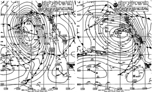 Figure 7 - OPC North Pacific Surface
Analysis chart - click to enlarge
