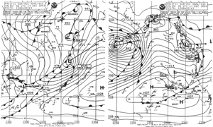 Figure 8 - OPC North Pacific Surface
Analysis chart - click to enlarge