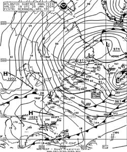 Figure 3. OPC North Atlantic Surface Analysis Chart - 
Click to Enlarge