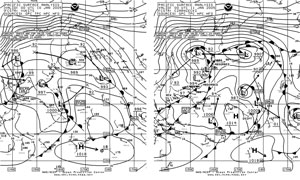 Figure 3. OPC North Pacific Surface Analysis Chart - Click to Enlarge