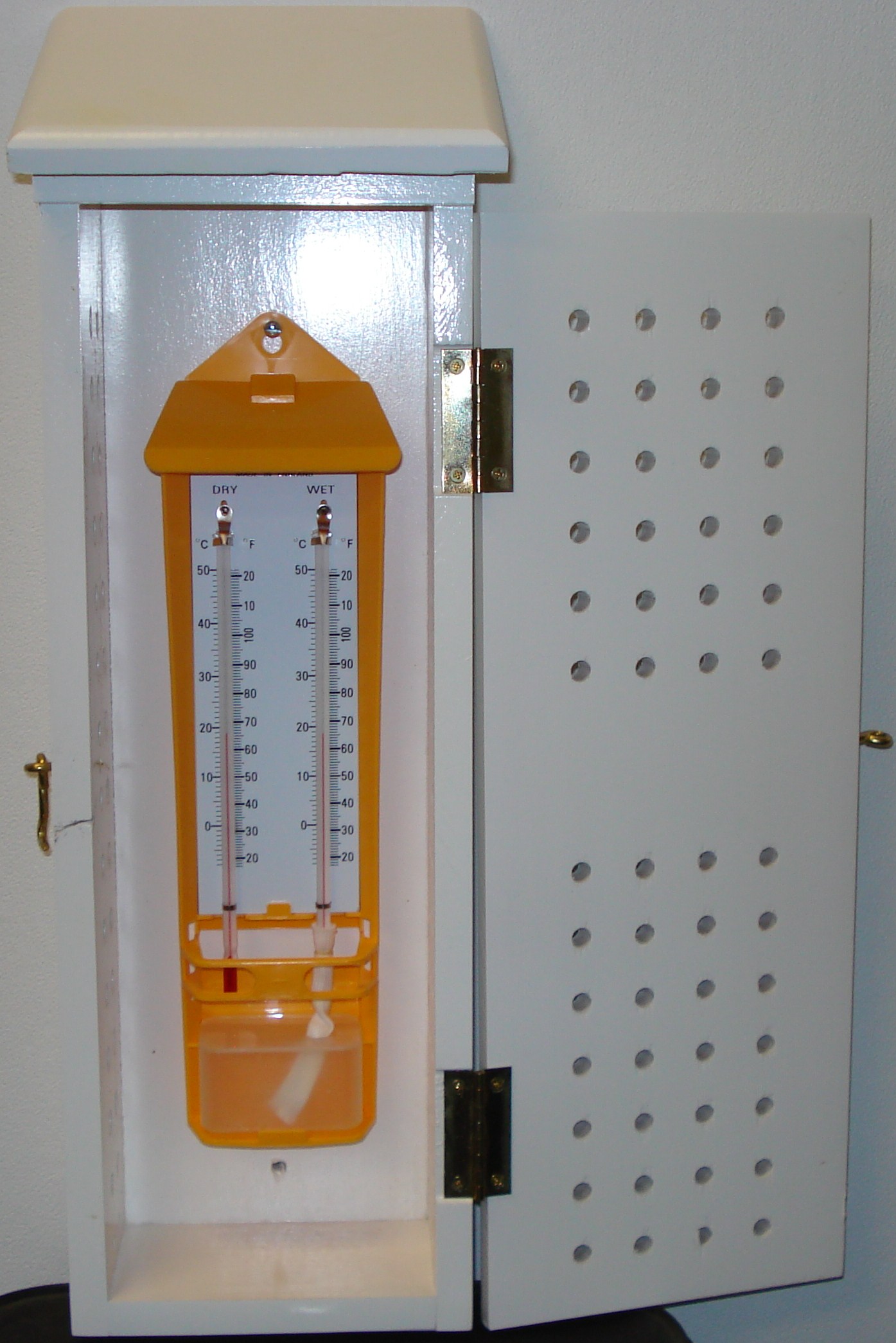 Figure 2. A well maintained hygrometer and shelter