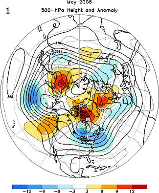 Mean Circulation Highlights and Climate Anomalies