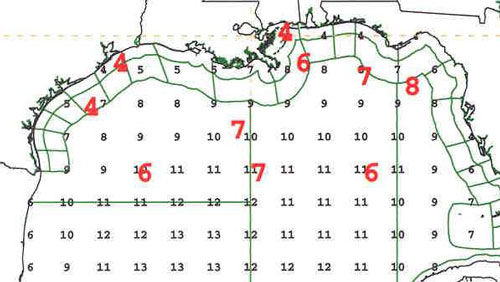 Figure 5 - Significant wave heights from NOAA Wave Watch 3 - Click to enlarge
