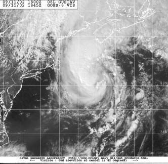 Figure 2 - 
GOES-8 Image of Hurricane Gustav