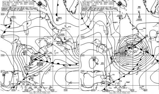 Figure 7 - Surface Analysis Chart - click to enlarge