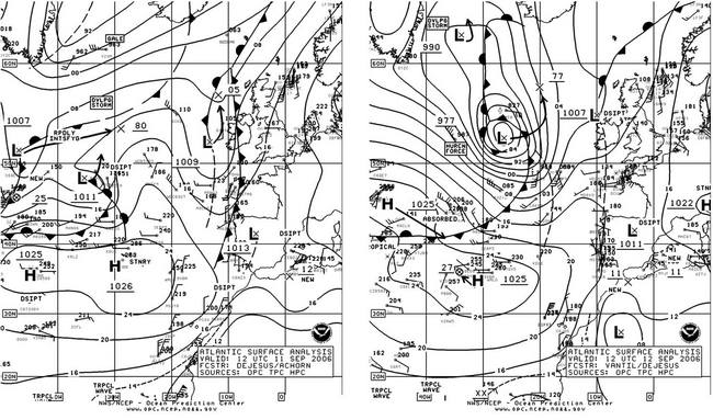 OPC North Atlantic Surface Analysis charts