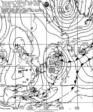 OPC North Atlantic Surface Analysis