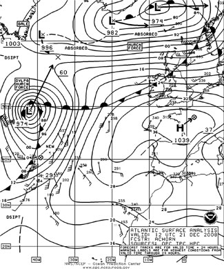 OPC North Atlantic Surface Analysis