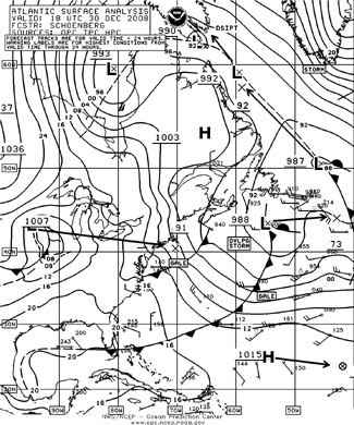 OPC North Atlantic Surface Analysis