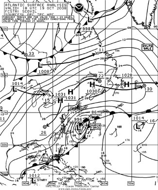 OPC North Atlantic Surface Analysis