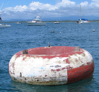 Stolen TAO buoy in Costa Rica