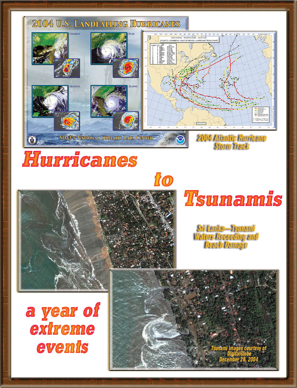 Hurricanes to Tsunamis - a year of extreme events