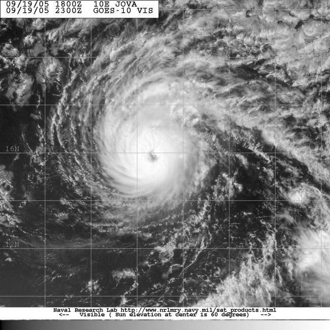 Figure 4. Hurricane Jova