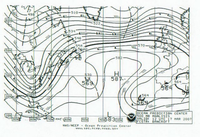 North Atlantic Surface Analysis charts