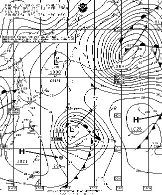 OPC North Pacific Surface Analysis charts