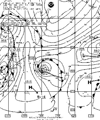 OPC North Pacific Surface Analysis charts