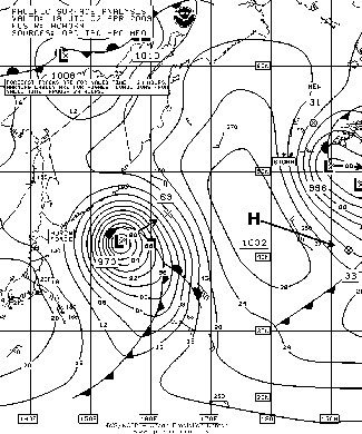 OPC North Pacific Surface Analysis charts