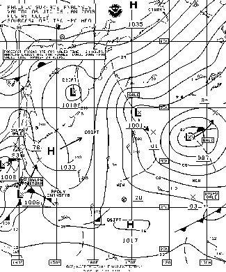 OPC North Pacific Surface Analysis charts