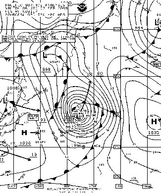 OPC North Pacific Surface Analysis charts