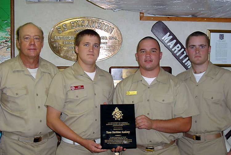 Texas Maritime Academy Award Photo