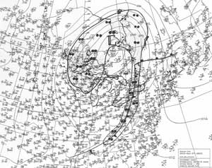 Figure 2. Surface Synoptic Map - 
Click to Enlarge