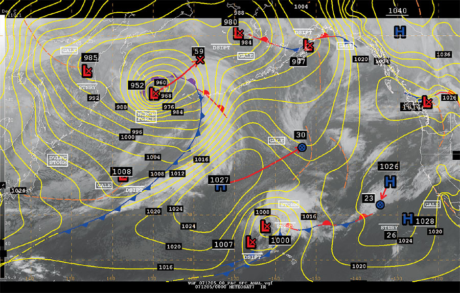 South Atlantic Weather Charts