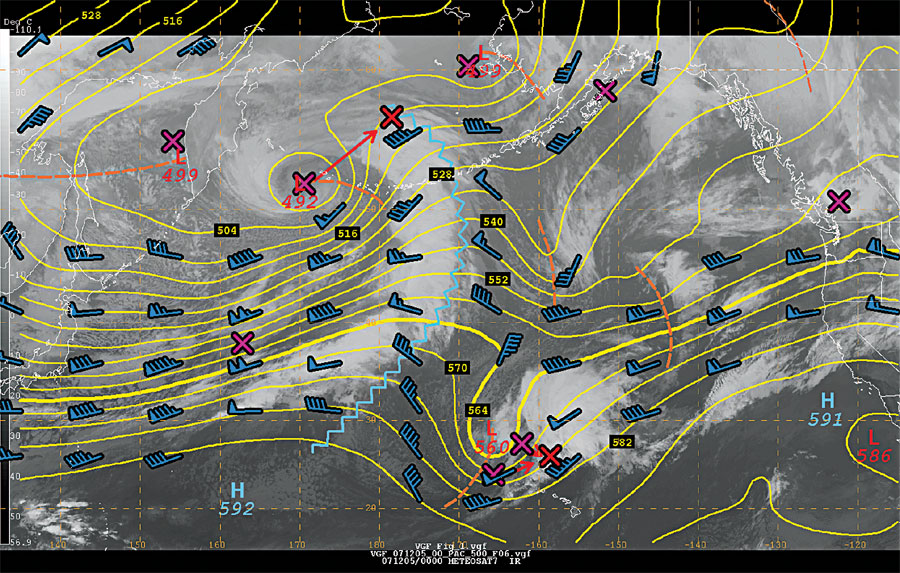 500 Mb Chart Noaa