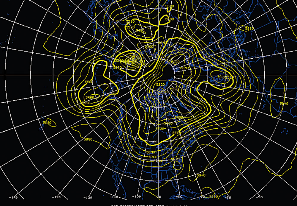 500 Mb Chart Noaa