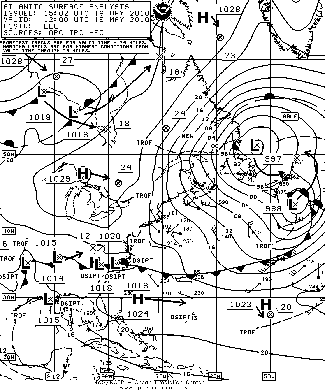 OPC North Atlantic Surface Analysis charts