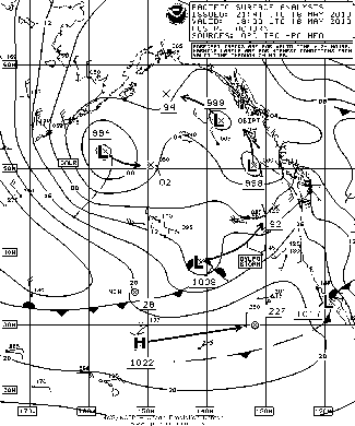 OPC North Pacific Surface Analysis charts