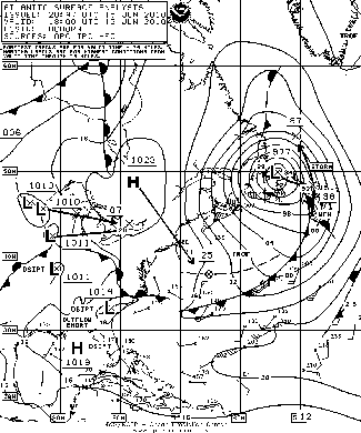 OPC North Atlantic Surface Analysis charts