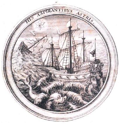 Corpus Sant and ship drawing