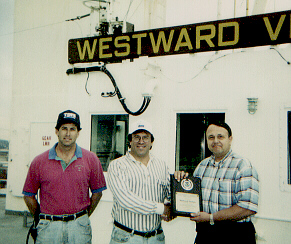 Mike Richie, Captain Don Charland, Pat Brandow