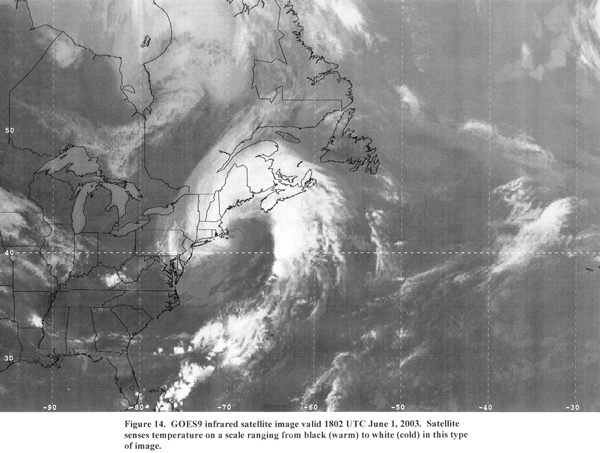 Figure 14 - GOES9 Infrared Satellite Image